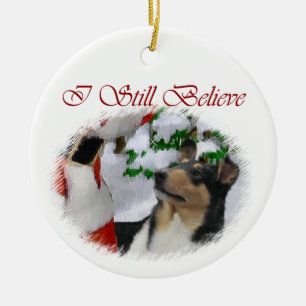 Smooth Collie Weihnachtsgeschenke Ornament
