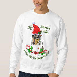 Smooth Collie Weihnachtspenden Sweatshirt