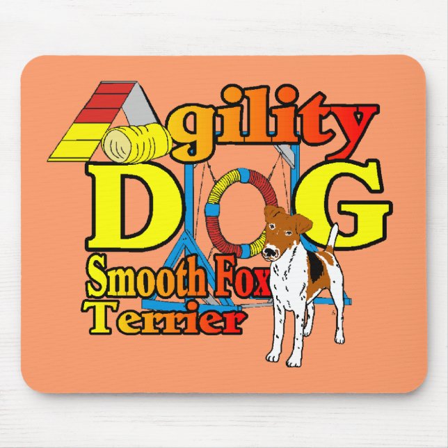 Smooth_Fox_Terrier_Agility Mousepad (Vorne)