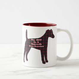 Smooth Fox Terrier BESTE FREUNDIN Geschenke Zweifarbige Tasse