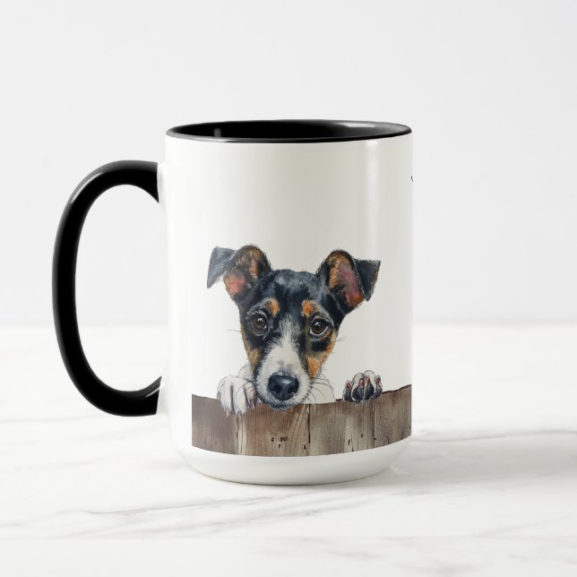 Smooth Fox Terrier Dog Tasse (Links)
