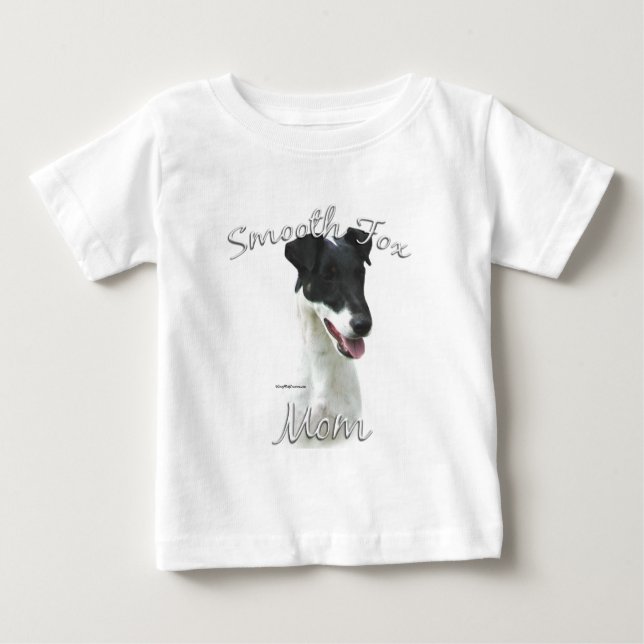 Smooth Fox Terrier Mama 2 Baby T-shirt (Vorderseite)