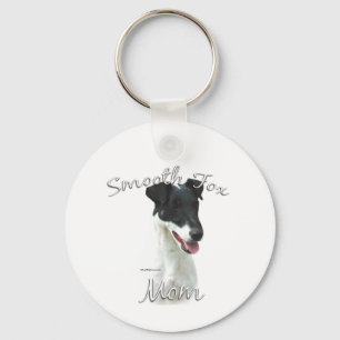 Smooth Fox Terrier Mama 2 Schlüsselanhänger