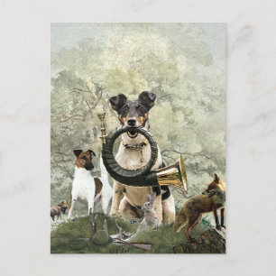 Smooth Fox Terrier Postkarte