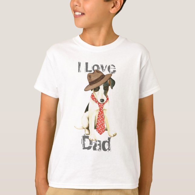 Smooth Fox Terrier Vater T-Shirt (Vorderseite)