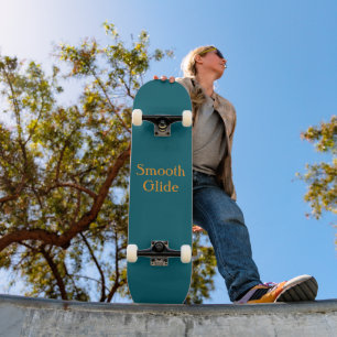 Smooth Glide Türkis Skateboard