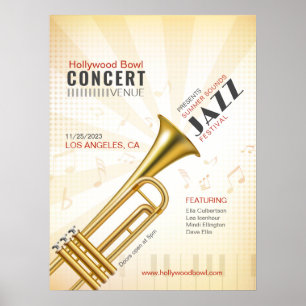 Smooth Jazz-/Musikveranstaltung Poster