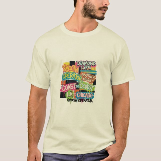 Smooth Operator T-Shirt Urban Graffiti Street Art (Vorderseite)