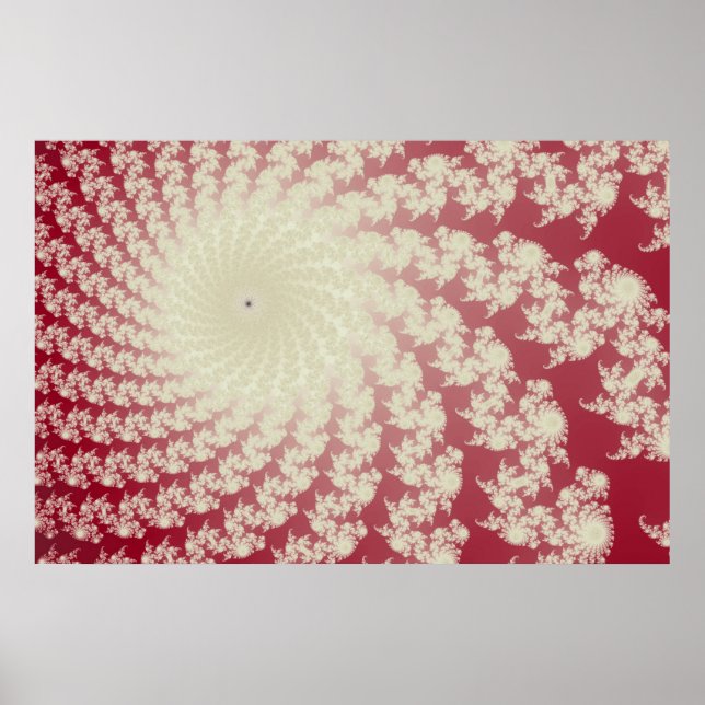 Smooth Red Whirlpool Poster (Vorne)