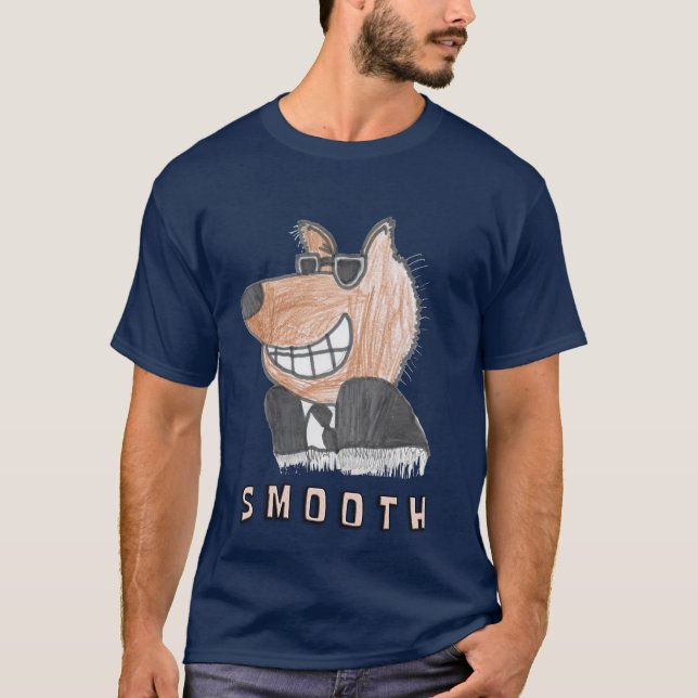 Smooth Wolf Art Work von Kareem T-Shirt (Vorderseite)