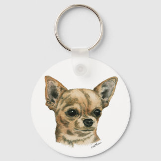 Smoothcoat chihuahua schlüsselanhänger