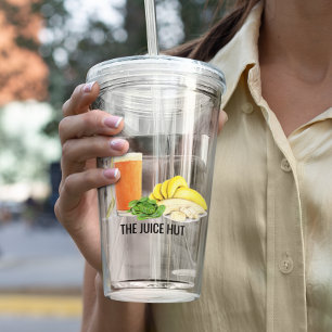 Smoothie Juice Business Shop Acryltrinkbecher