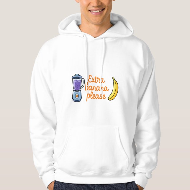 Smoothie-Liebhaber Hoodie (Vorderseite)