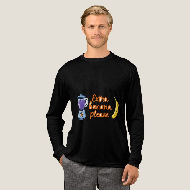 Smoothie-Liebhaber Tri-Blend Shirt (Volle Vorderseite)