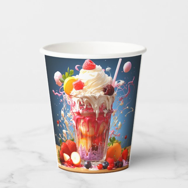 Smoothie Pappbecher (Vorderseite)