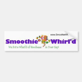 Smoothie Whirl'd Autoaufkleber