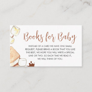 Smore Baby Showbücher für Baby Begleitkarte
