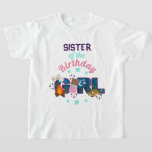 S'more Birthday Girl Sister Shirt Camping<br><div class="desc">Feiern Sie mit diesem besonderen T - Shirt den ersten Geburtstag eines Babys,  ganz besonders und personalisiert</div>