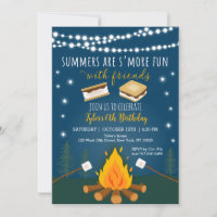 S'more Camping Campfire Bonfire Geburtstag
