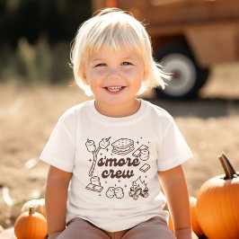 S'more Crew Camping Liebhaber T-Shirt für Kleinkin