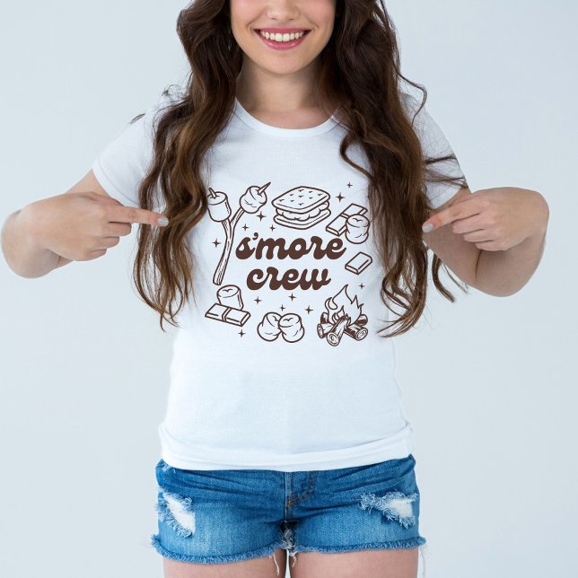 S'more Crew Camping Lover Youth Tshirt (Von Creator hochgeladen)