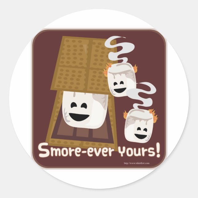 Smore_Ever Yours Runder Aufkleber (Vorderseite)