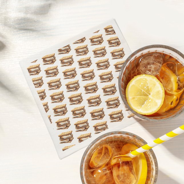 Smore Fun Niedlich Campfire Camping Kindergeburtst Serviette (Von Creator hochgeladen)