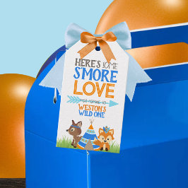 Smore Liebe Woodland Wild One Birthday Gefälte Tag Geschenkanhänger