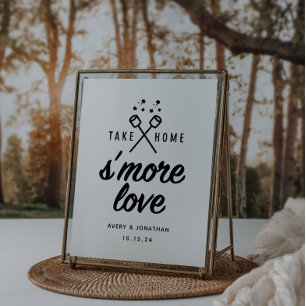S'more Love Hochzeitsgeschenk Schild