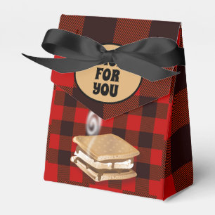 S'more Lumberjack Flannel Geschenkschachtel