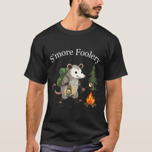 S'more Narretei Opossum Marshmallow lustig Lagerfe T-Shirt