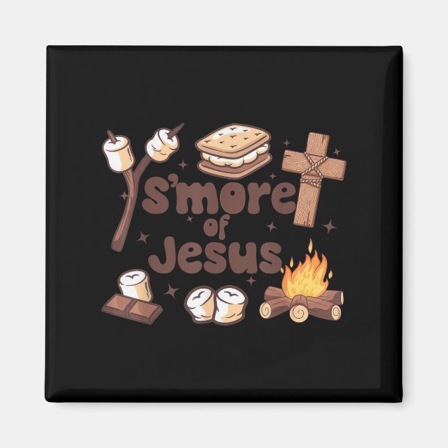 Smore Of Jesus Christian Camper Camng Lover  Magnet (Vorne)