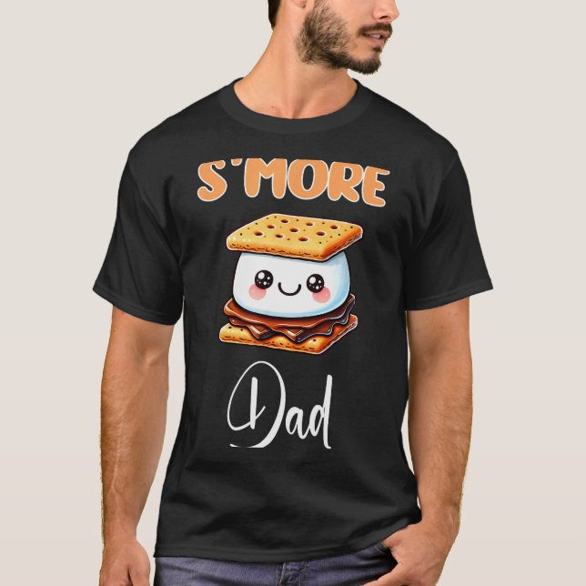 S'more Shirt Funny S'mores Dad S'mores Father Smor (Vorderseite)