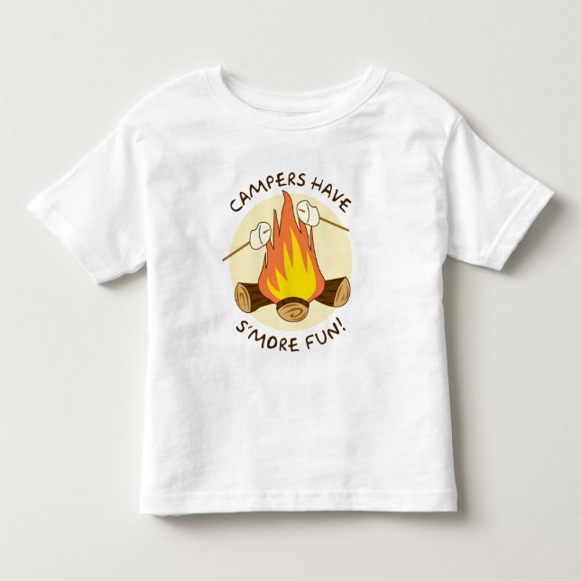 S'more Spaß Kleinkind T-shirt (Vorderseite)
