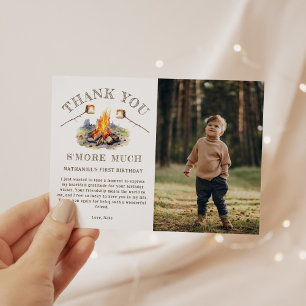 Smore Spaß Süße Lagerfeuer Camping Kinder Geburtst Dankeskarte
