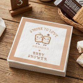 S'more to Liebe Adventure Baby Shower Serviette