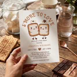 S'more to Liebe Kawaii Campfire Baby Shower Einladung