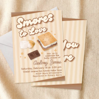 S'more to Love Baby Shower Einladung