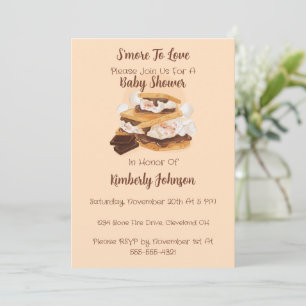 S'more zum Lieben - Baby Shower Einladung