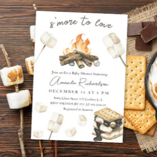 S'more zur Liebe Baby Shower Einladung
