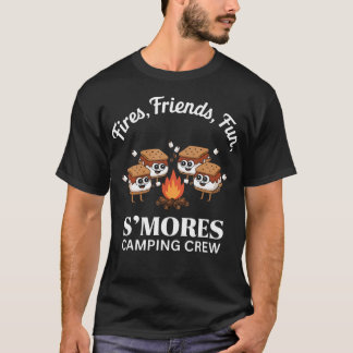S'Mores Camping Crew Camping Smores Kawaii S'Mores T-Shirt