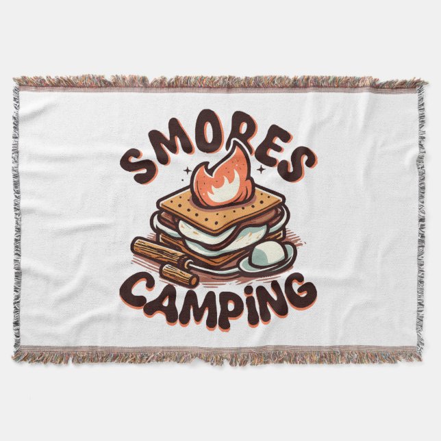 S'mores-Camping Decke (Vorderseite)