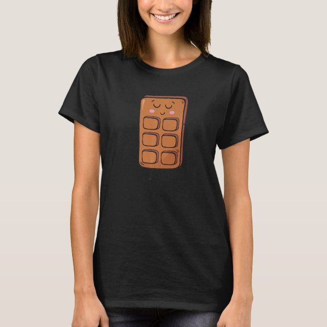 S'Mores Costume Cute Chocolate Camping Smores Prem T-Shirt (Vorderseite)