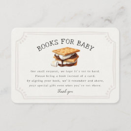 Smores Herbstlagerfeuer Outdoor Bücher für Baby Ei Begleitkarte