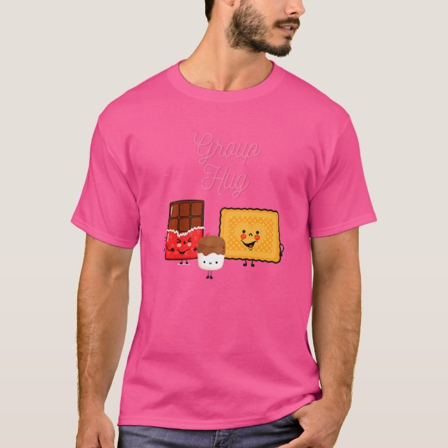 Smores Marshmallow Roastfeuer Camping Camper T-Shirt (Vorderseite)