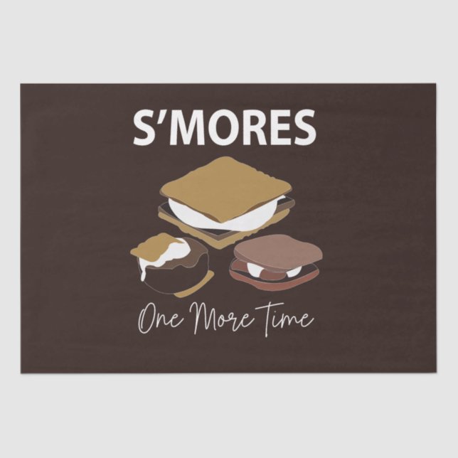 Smores S'mores Dessert noch einmal etwas langsamer Seidenpapier (Vorderseite)