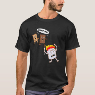 Smores S'mores Marshmallow Camping Roasting Bonfir T-Shirt
