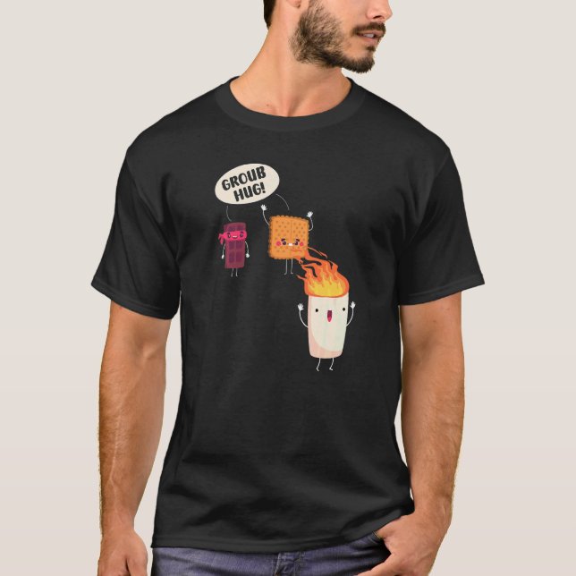 Smores S'mores Marshmallow Camping Rösten Lagerfeu T-Shirt (Vorderseite)