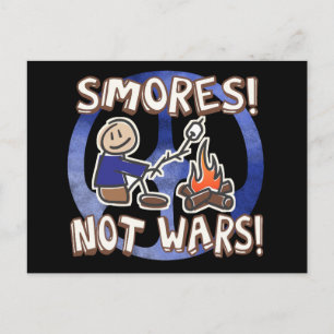 S'mores statt Kriege Postkarte