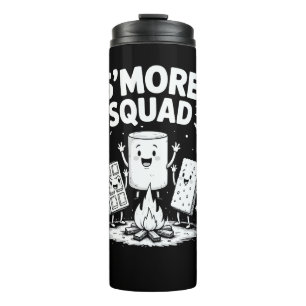 S'mores-Trupp Camping Lagerfeuer Süß Marshmallow Thermosbecher